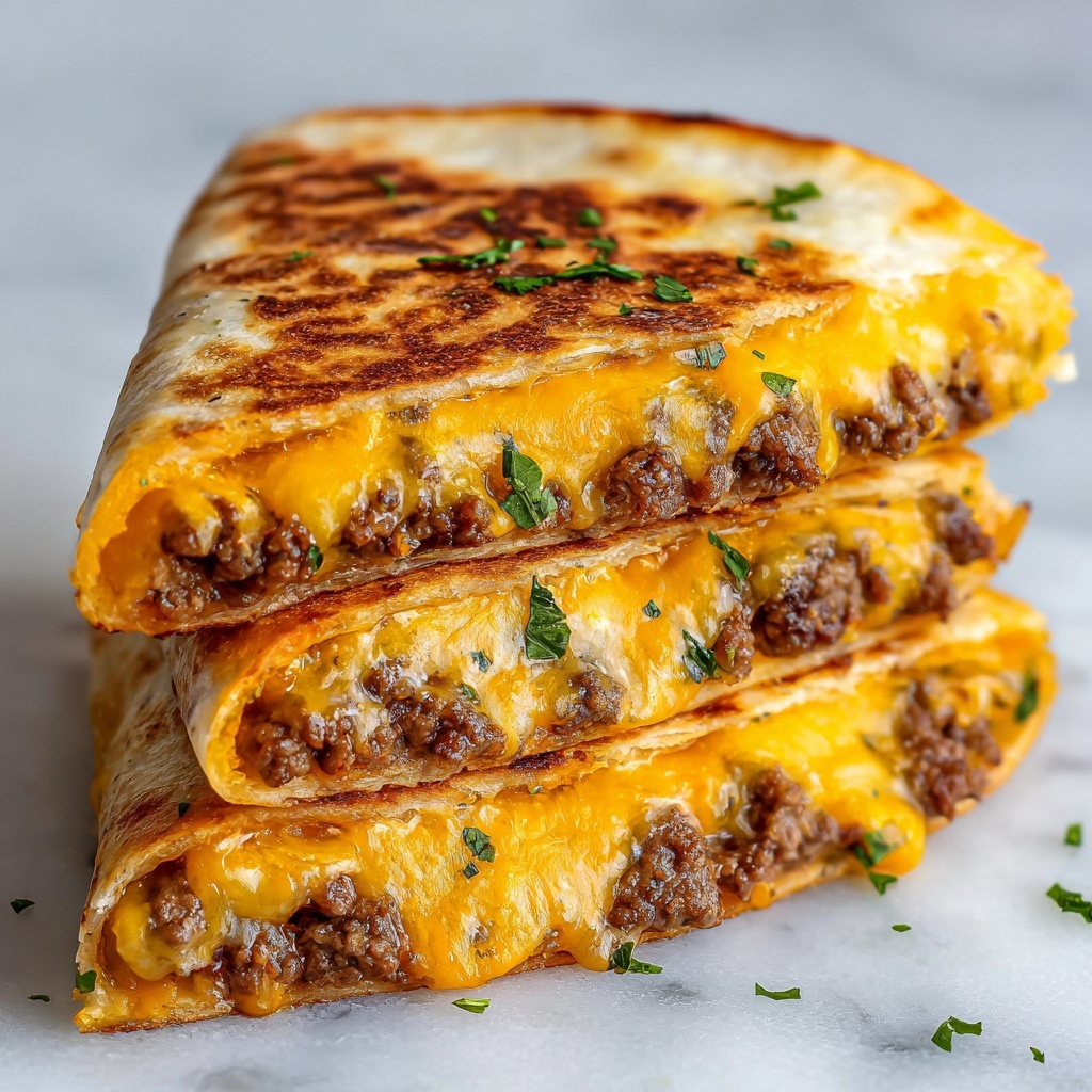 Spicy Beef Quesadillas Recipe - Recipe Image