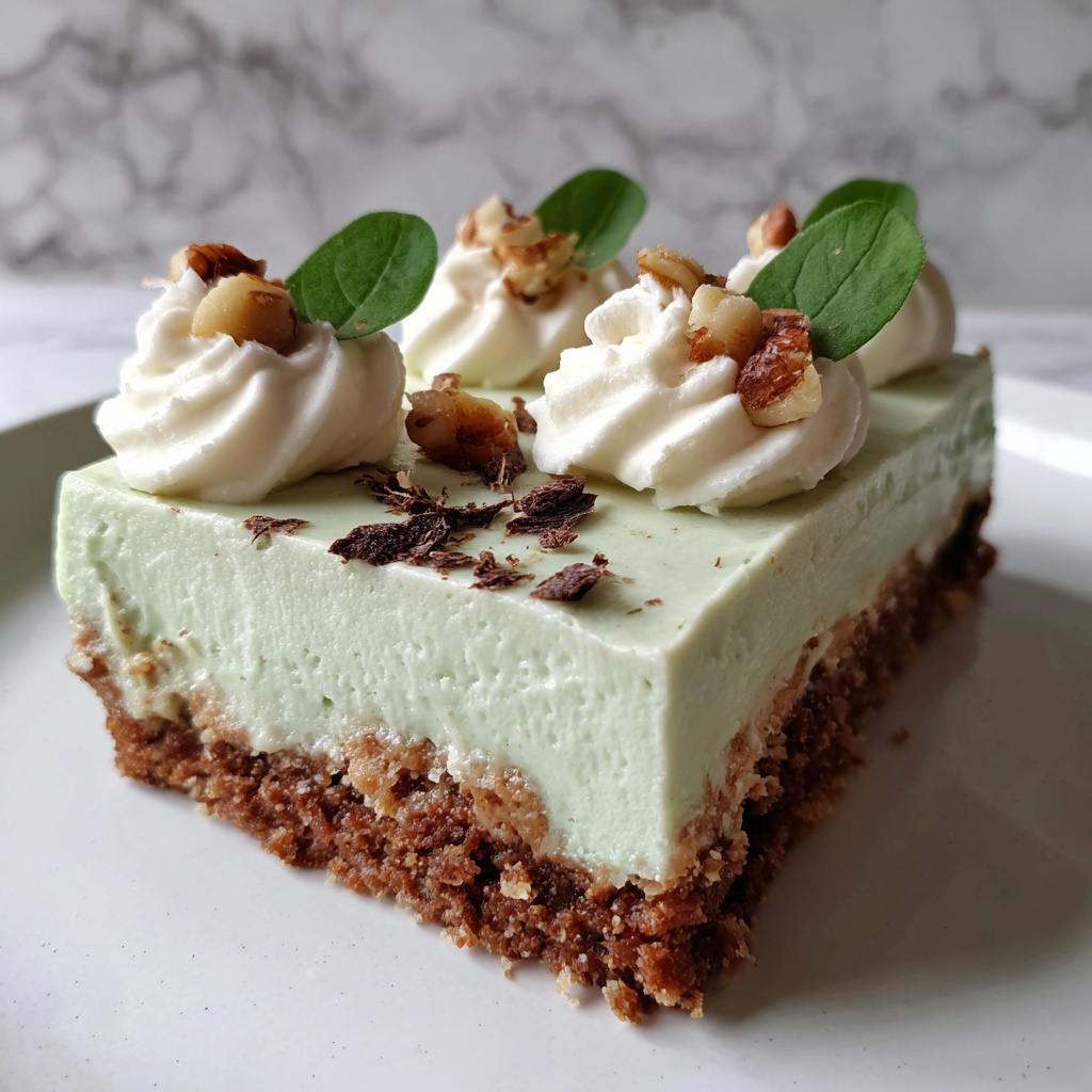 Pistachio Cheesecake with Almond Crust Recipe - Recipe Image