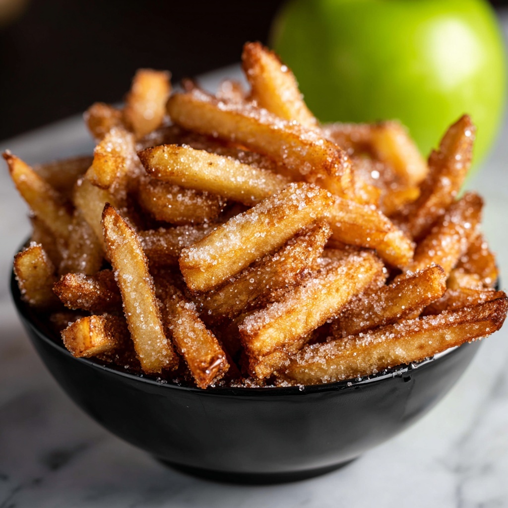 Crispy Air Fryer Apple Fries Recipe - Recipe Image