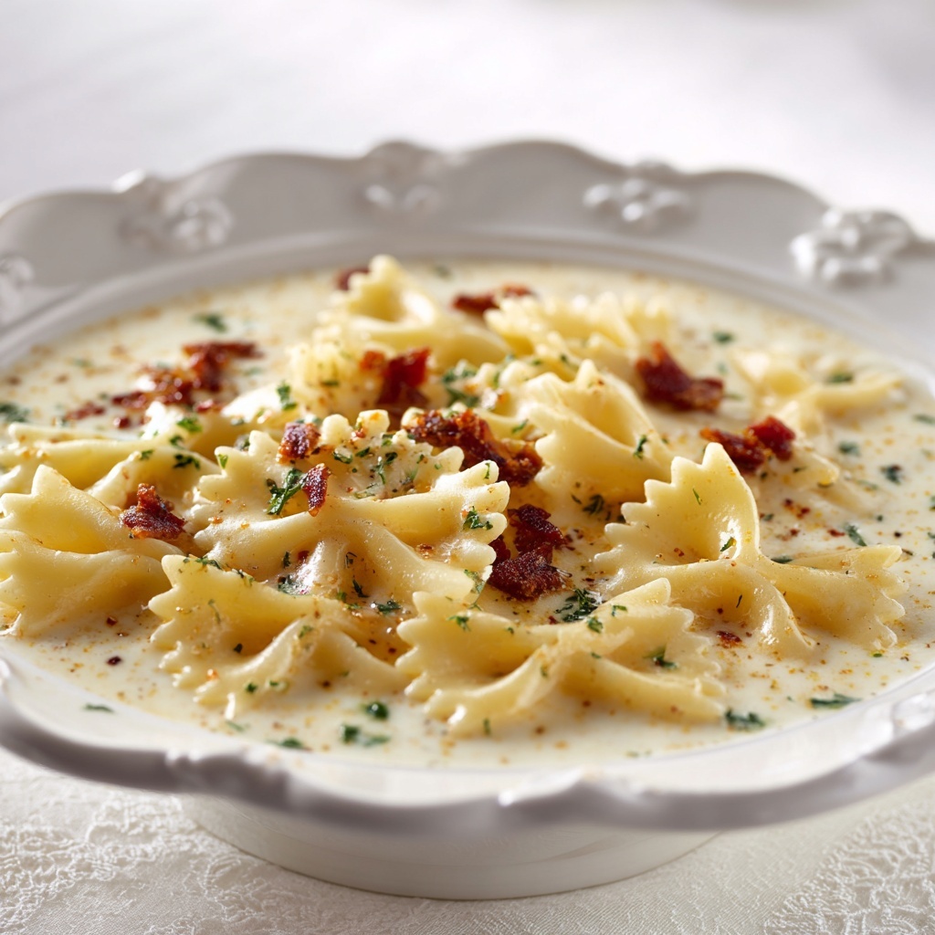 Creamy White Chicken Lasagna Soup Recipe - Recipe Image