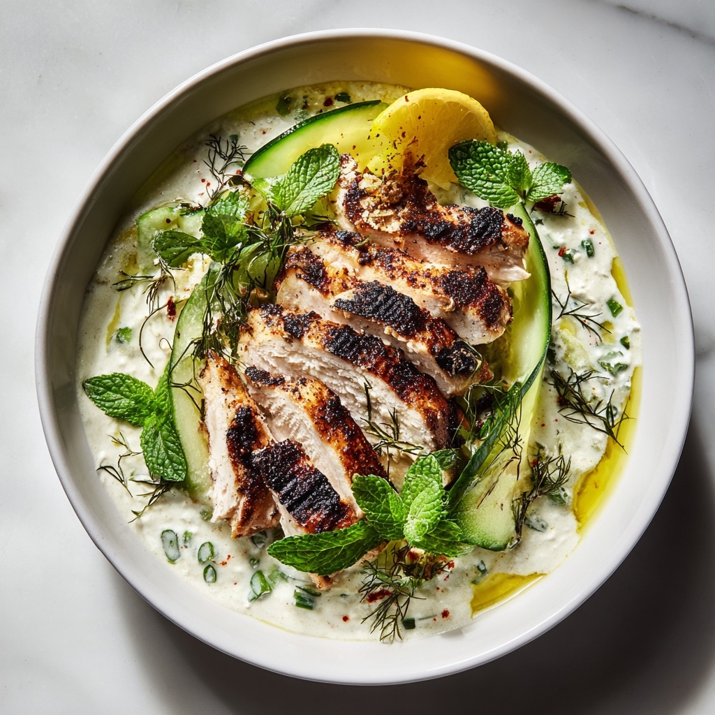 Chicken Tzatziki Bowls: Mediterranean Bliss Recipe - Recipe Image