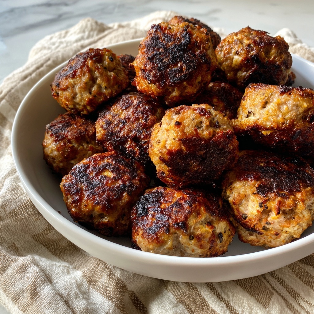 Cream Cheese Sausage Balls Recipe - Recipe Image