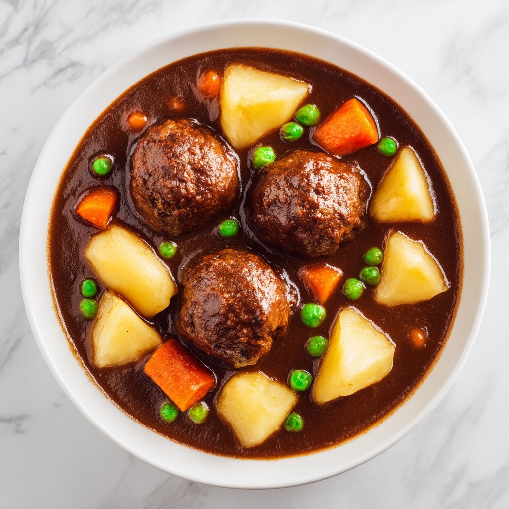 Hearty Meatball Stew Recipe - Recipe Image