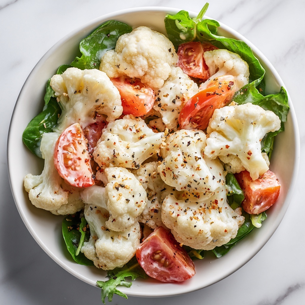 Creamy BLT Cauliflower Salad Recipe - Recipe Image