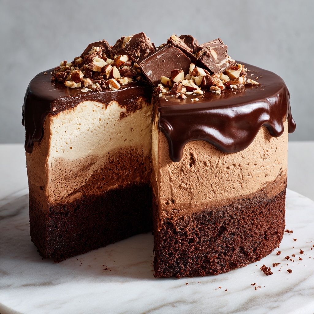 Chocolate Peanut Butter Earthquake Cake Recipe - Recipe Image