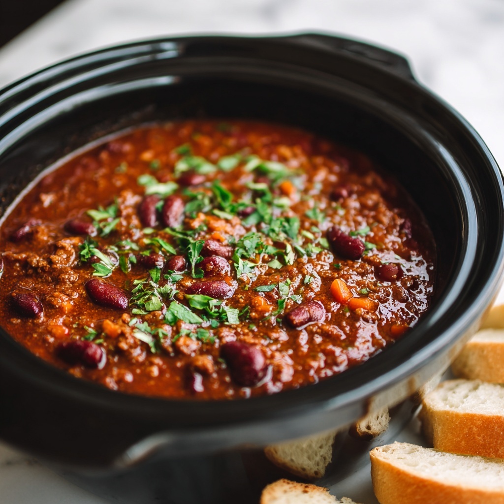 Slow Cooker Pumpkin Chili Recipe - Recipe Image