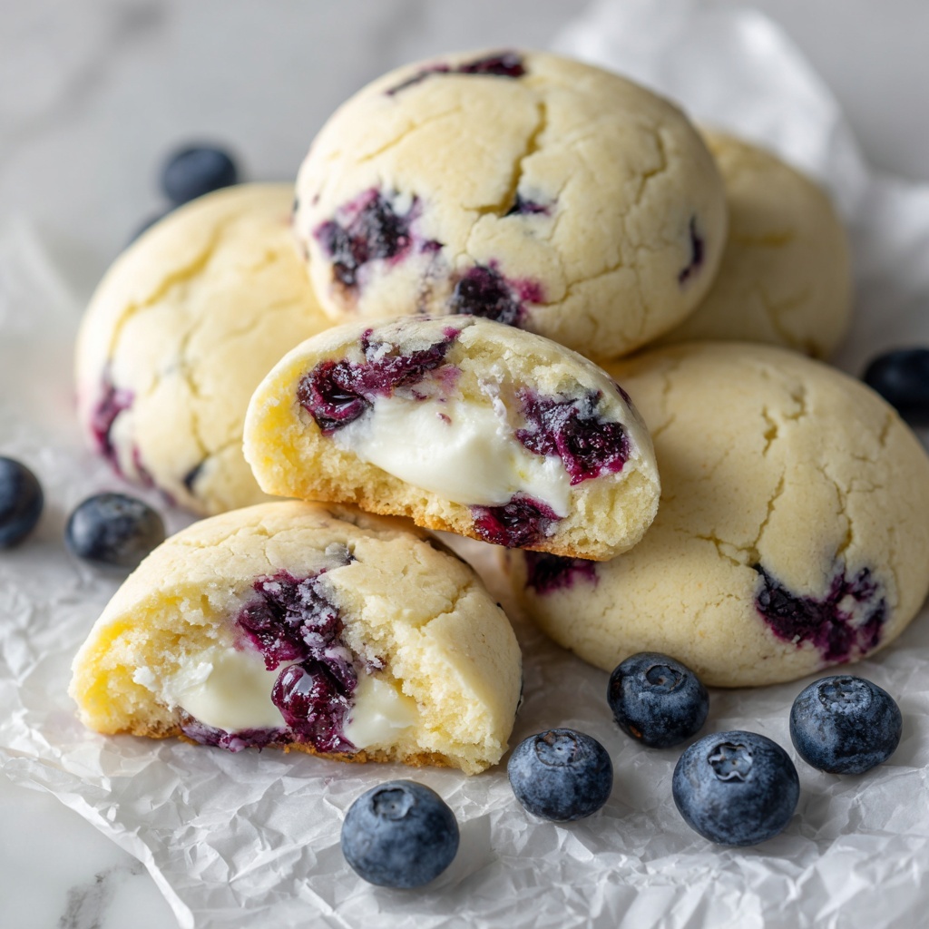 Blueberry Cheesecake Cookies Recipe - Recipe Image