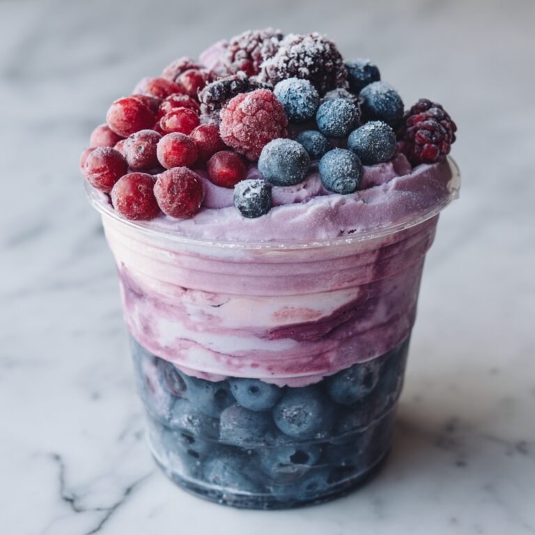 Berry Bliss Frozen Fruit Salad Recipe