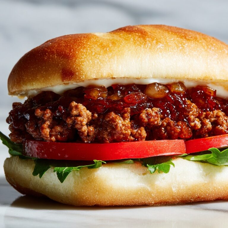 Steakhouse Burger Sloppy Joes Recipe