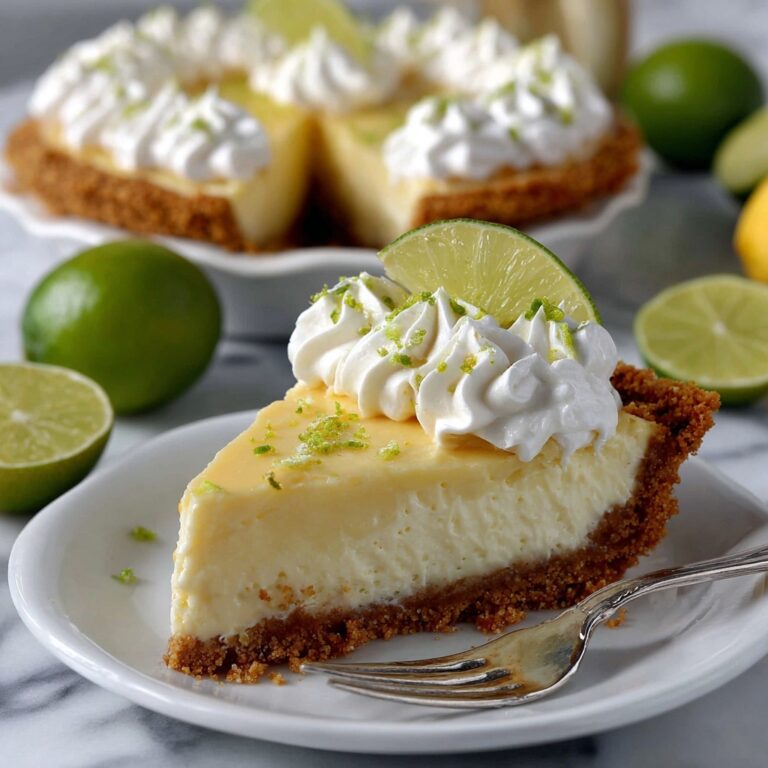 Key Lime Pie with Whipped Cream Recipe