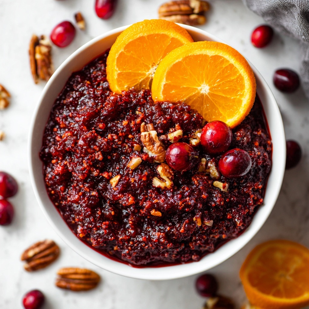 Cherry Cranberry Relish with Jello Recipe - Recipe Image