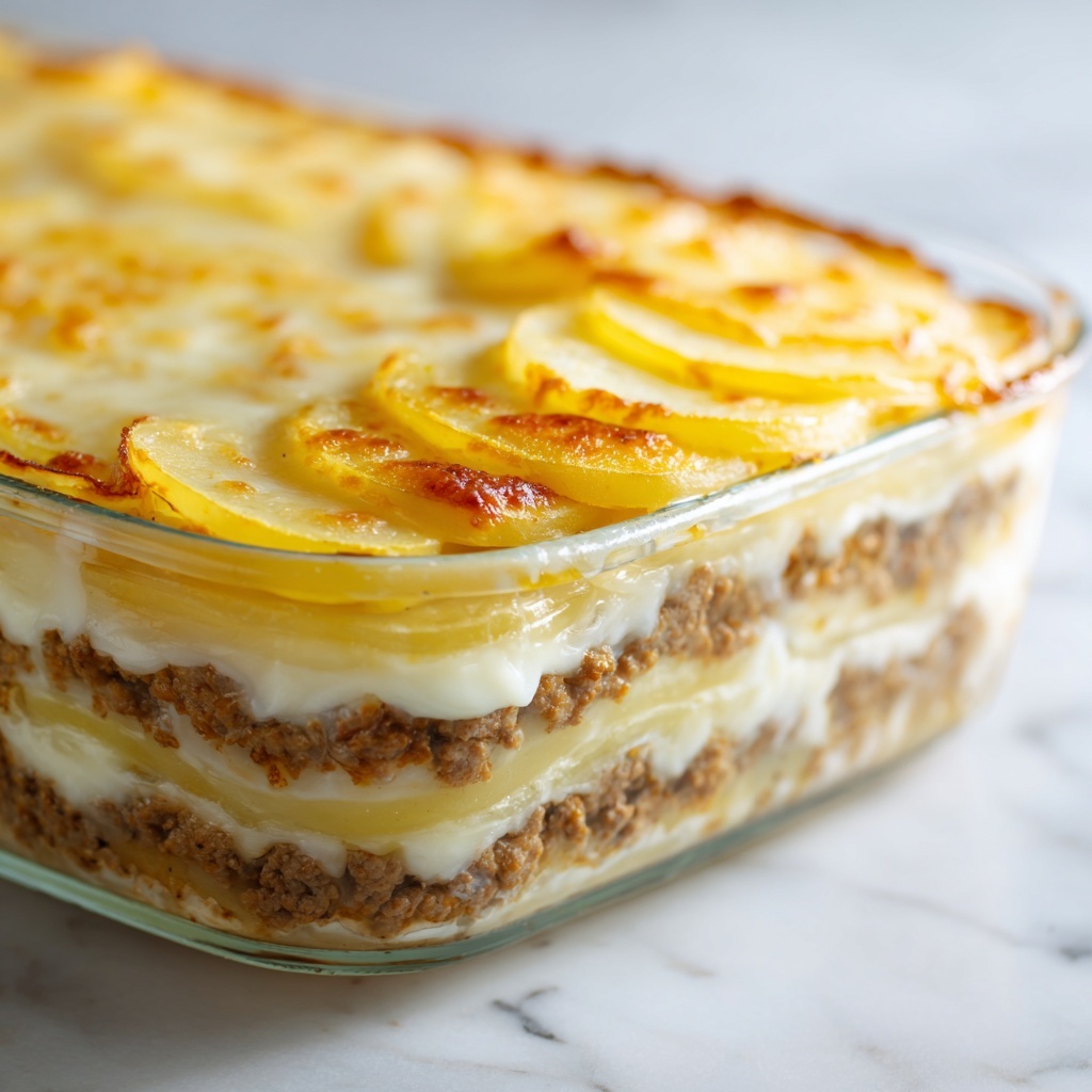 Meat & Potato Casserole Recipe - Recipe Image