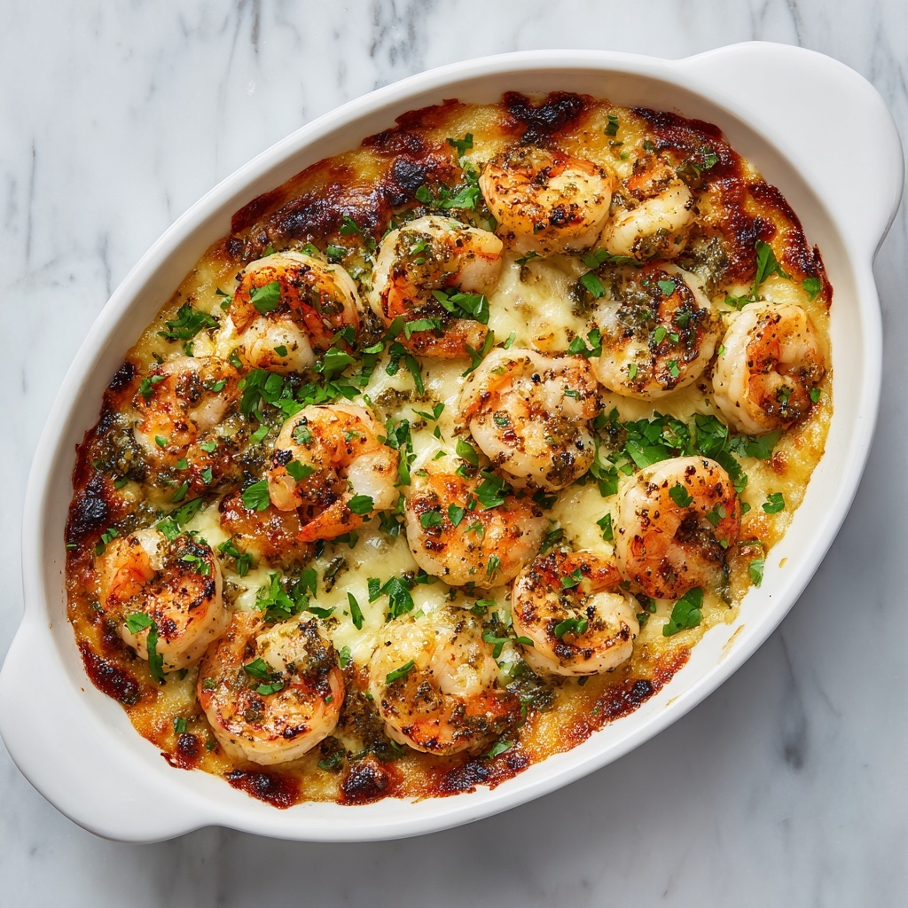 Garlic Shrimp Gratin Recipe - Recipe Image