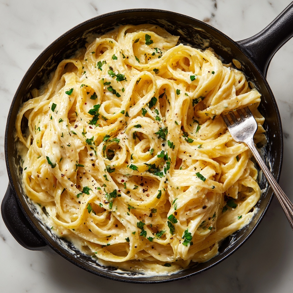 Easy Creamy Pumpkin Alfredo Pasta Recipe - Recipe Image