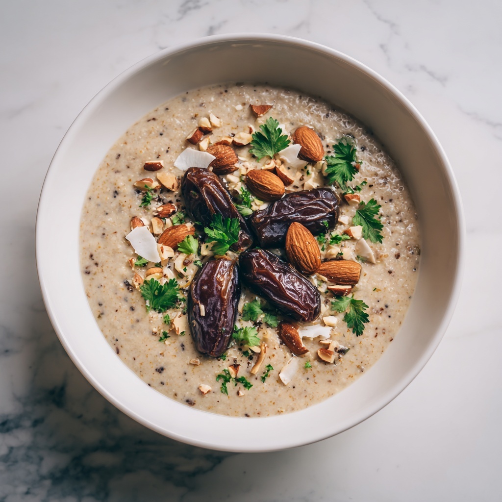 Farro Breakfast Pudding with Dates and Cardamom Recipe - Recipe Image