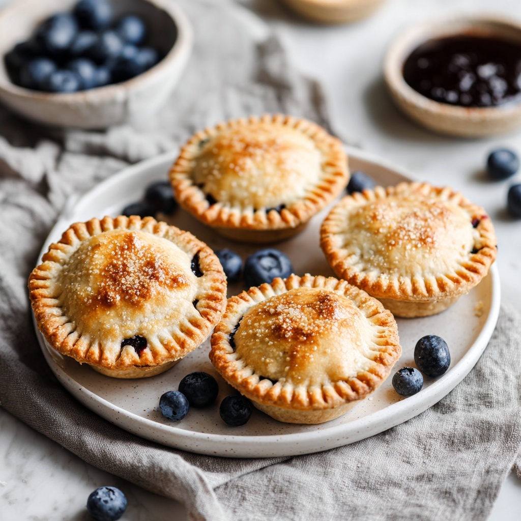 Irresistible Air Fryer Blueberry Hand Pies Recipe - Recipe Image