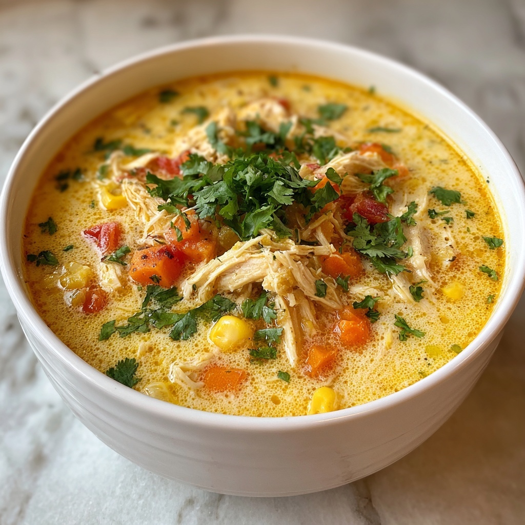 Slow Cooker Mexican Chicken Corn Chowder Recipe - Recipe Image