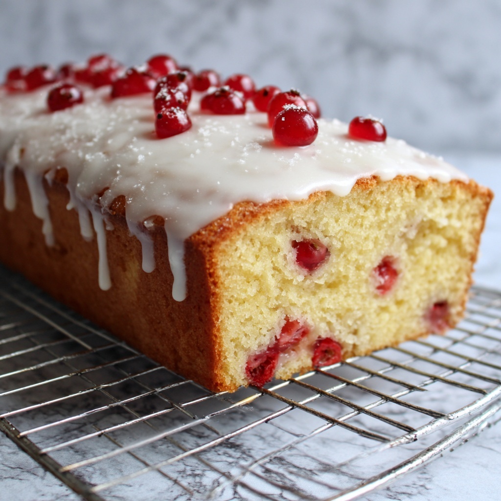 Cranberry Orange Bread with Orange Glaze Recipe - Recipe Image