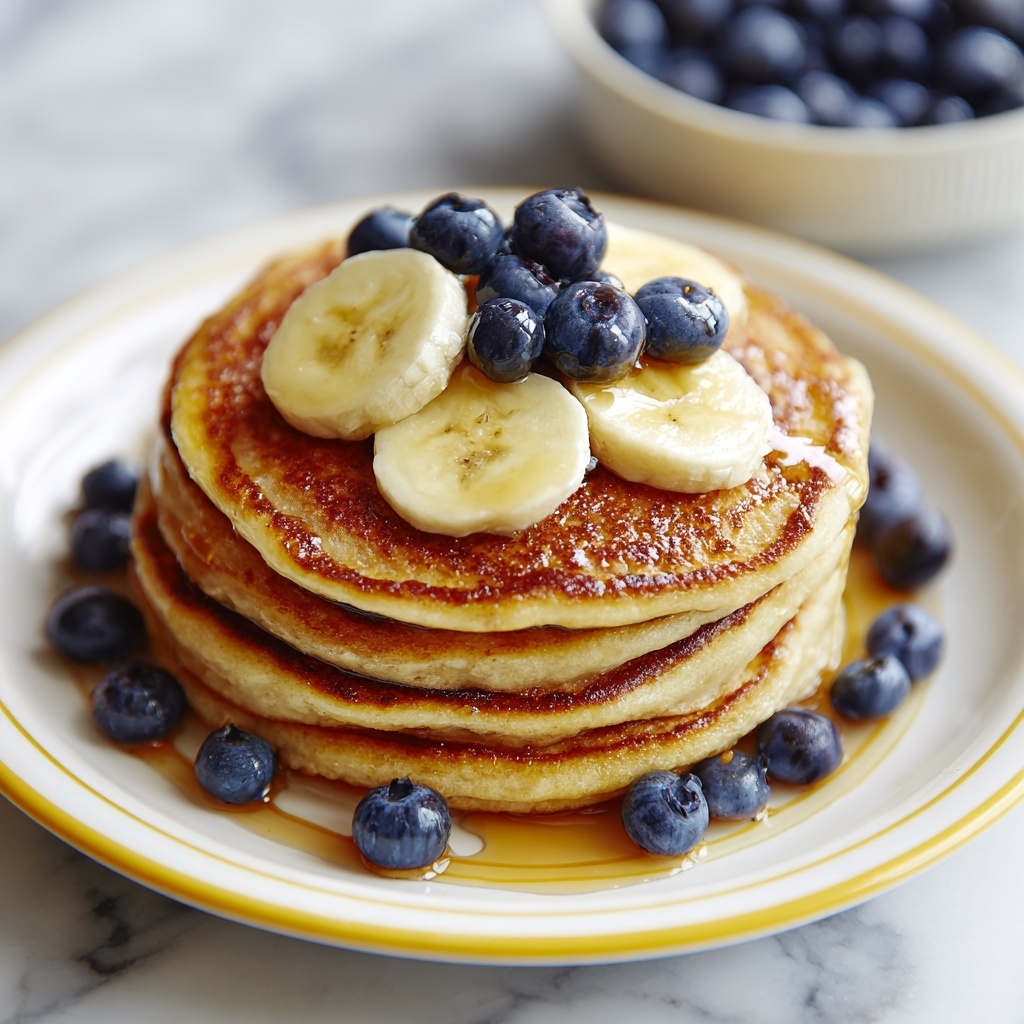 Fluffy Greek Yogurt Pancakes Recipe - Recipe Image