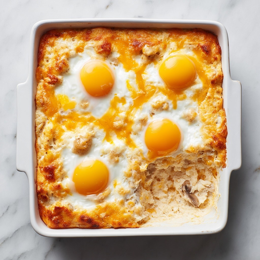 Biscuits and Gravy Breakfast Casserole Recipe - Recipe Image