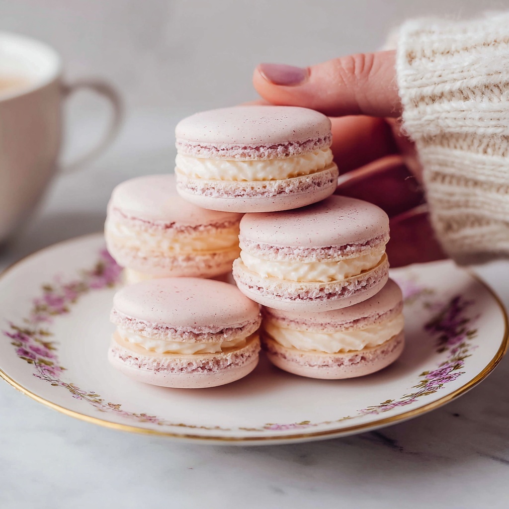 Strawberry Macarons Recipe - Recipe Image