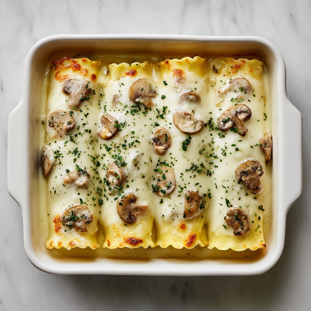 Chicken Alfredo Lasagna Rolls Recipe - Recipe Image