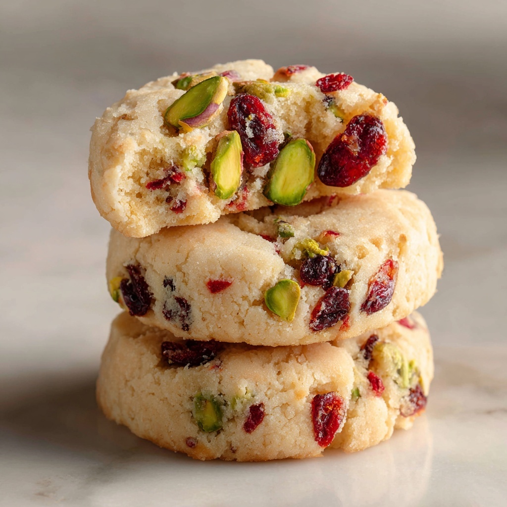 Cranberry Pistachio Shortbread: An Amazing Ultimate Treat for Every Occasion Recipe - Recipe Image