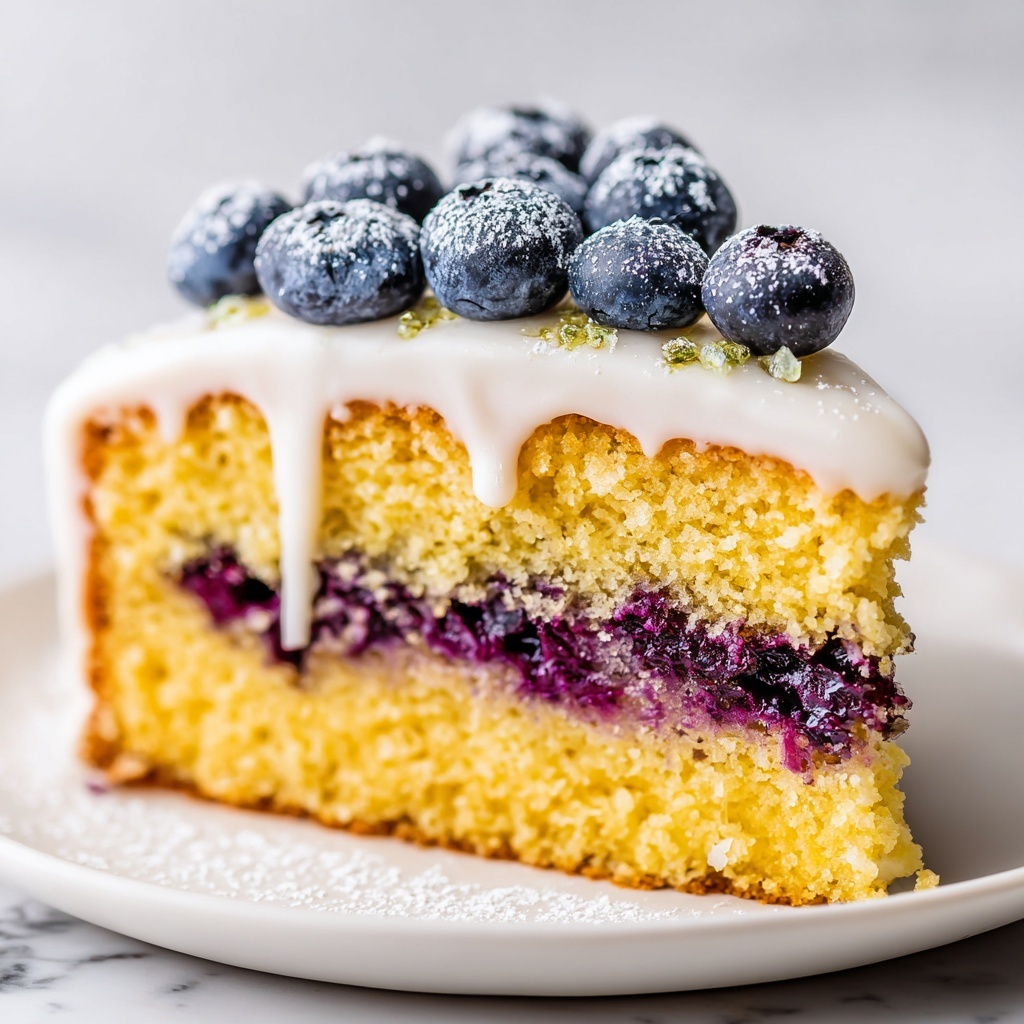 Blueberry Lemonade Buttermilk Cake Recipe - Recipe Image