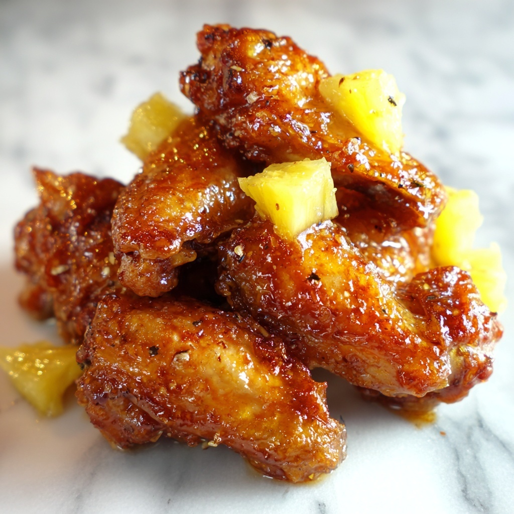 Pineapple Chicken Wings Recipe - Recipe Image