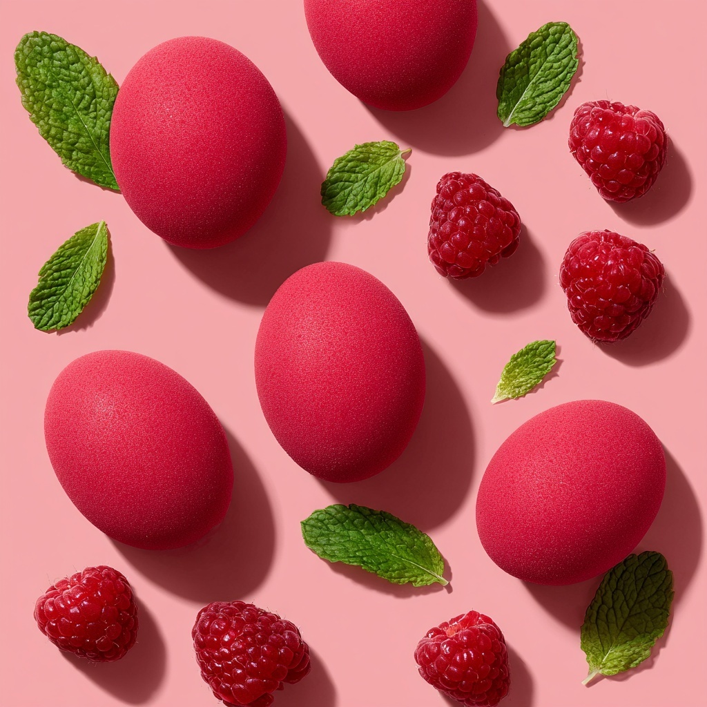 Raspberry Sorbet with Fresh Mint Recipe - Recipe Image