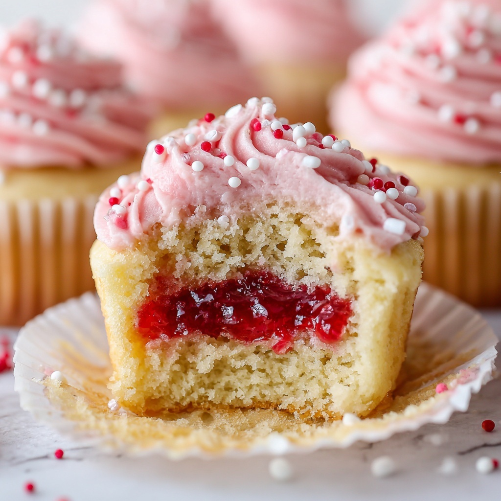 Rhubarb Honey Cupcakes with Honey Cream Cheese Frosting Recipe - Recipe Image