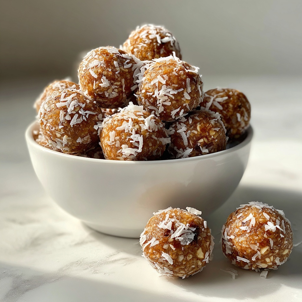 No Bake Protein Balls Recipe - Recipe Image