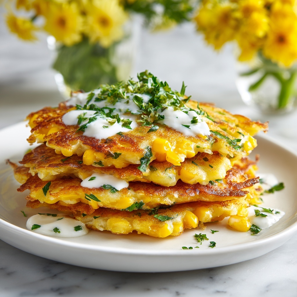 Corn Zucchini Fritters Recipe - Recipe Image