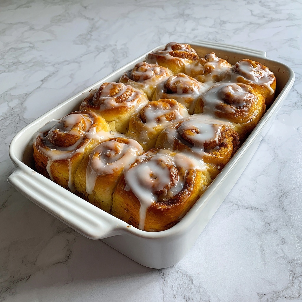 Easy Cinnamon Roll Casserole Recipe - Recipe Image