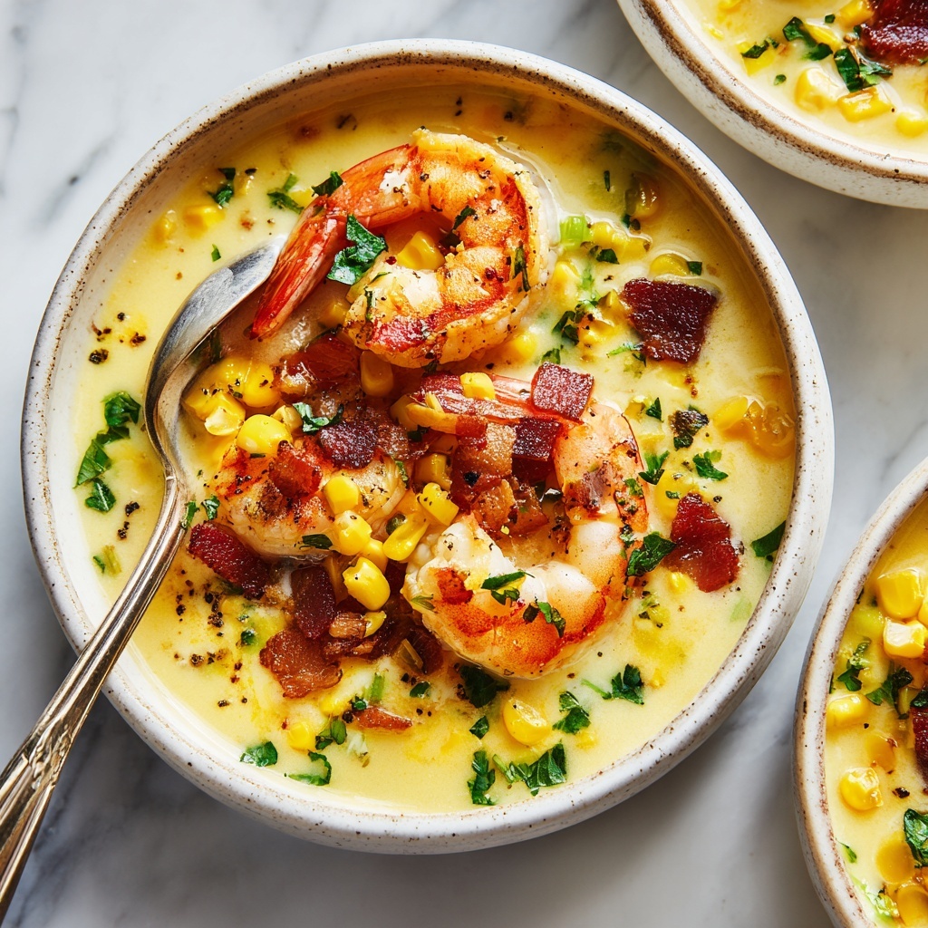 Louisiana Shrimp and Corn Bisque Recipe - Recipe Image