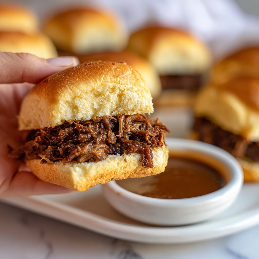 Crock Pot French Dip Sandwiches Recipe - Recipe Image