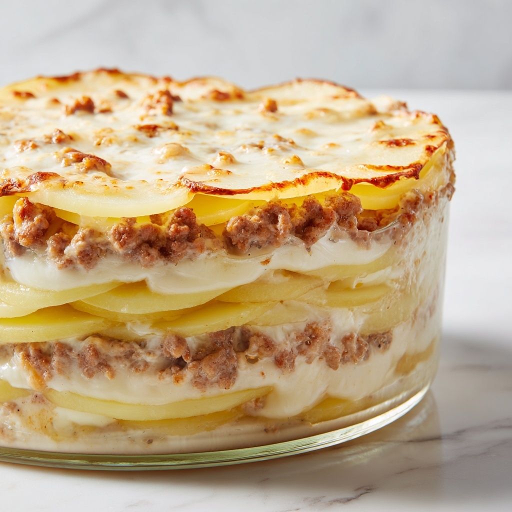 Meat & Potato Casserole Recipe - Recipe Image
