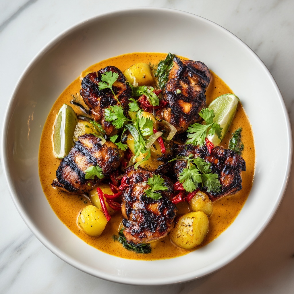 Spicy Brazilian Coconut Chicken Recipe - Recipe Image