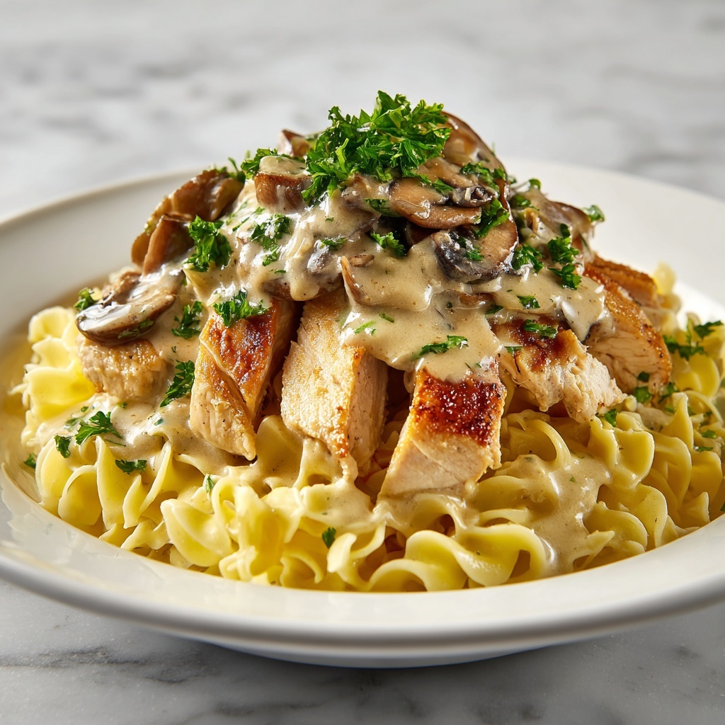 Chicken with Buttered Noodles Recipe - Recipe Image