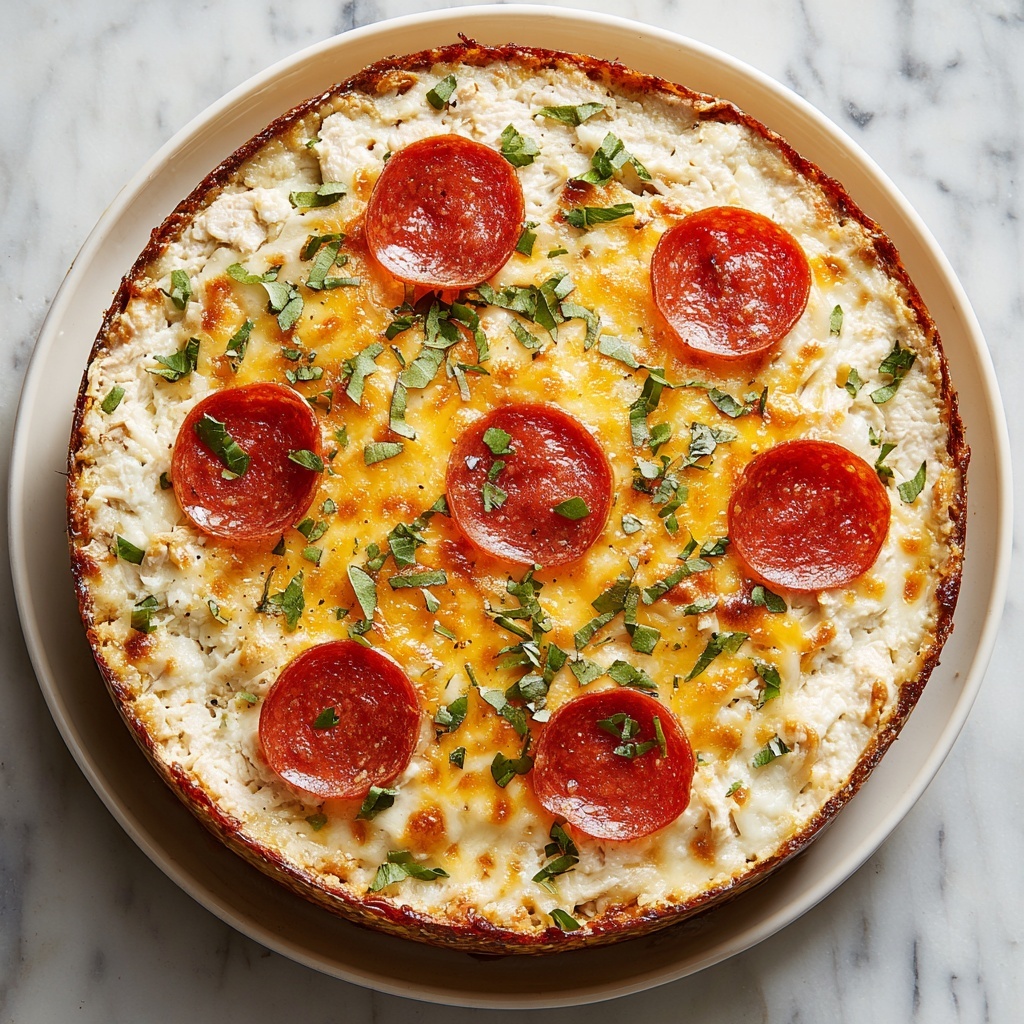 Cheesy Salami Chicken Hashbrown Omelette Recipe - Recipe Image