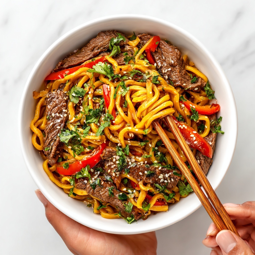 Hoisin Beef Noodles Recipe - Recipe Image