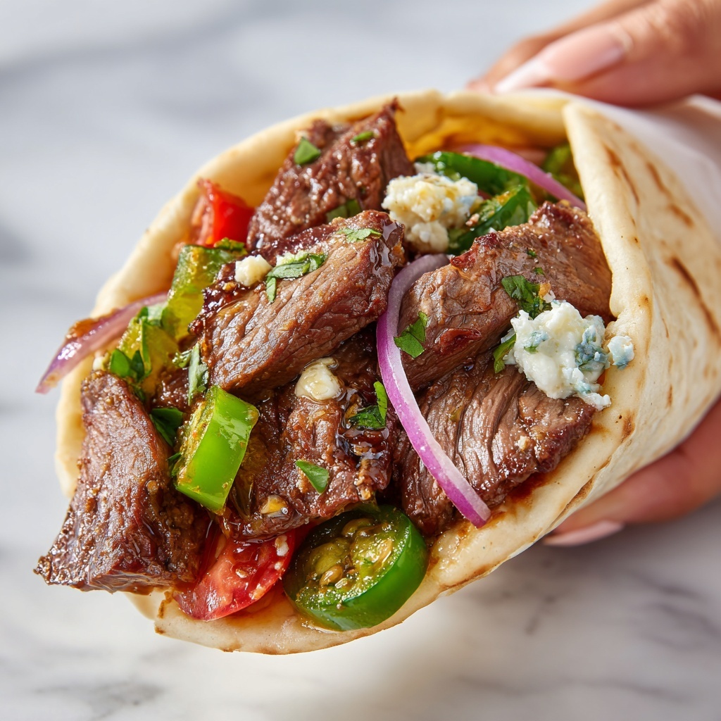 Lamb Gyros with Warm Pita and Toppings Recipe - Recipe Image