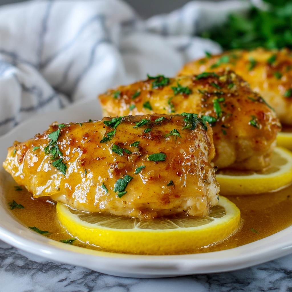 Lemon Chicken with Lemon Butter Sauce Recipe - Recipe Image