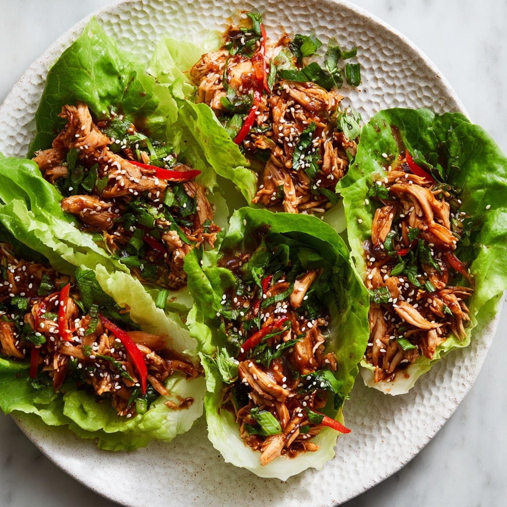 Teriyaki Chicken Lettuce Wraps Recipe - Recipe Image