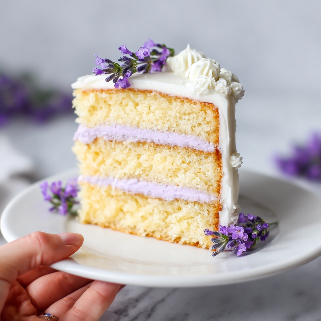 Lemon Lavender Cake Recipe - Recipe Image