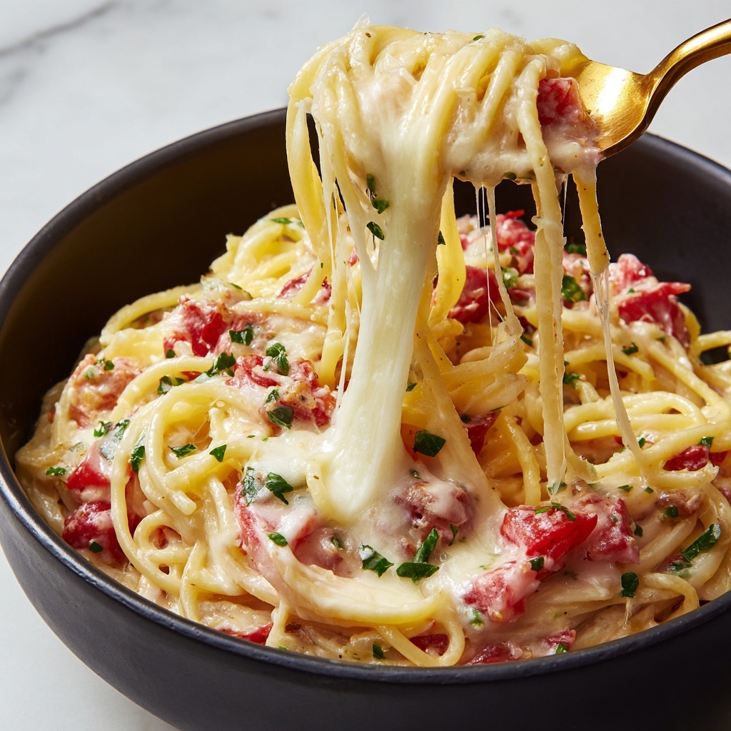 Creamy Chicken Spaghetti Bake Recipe - Recipe Image