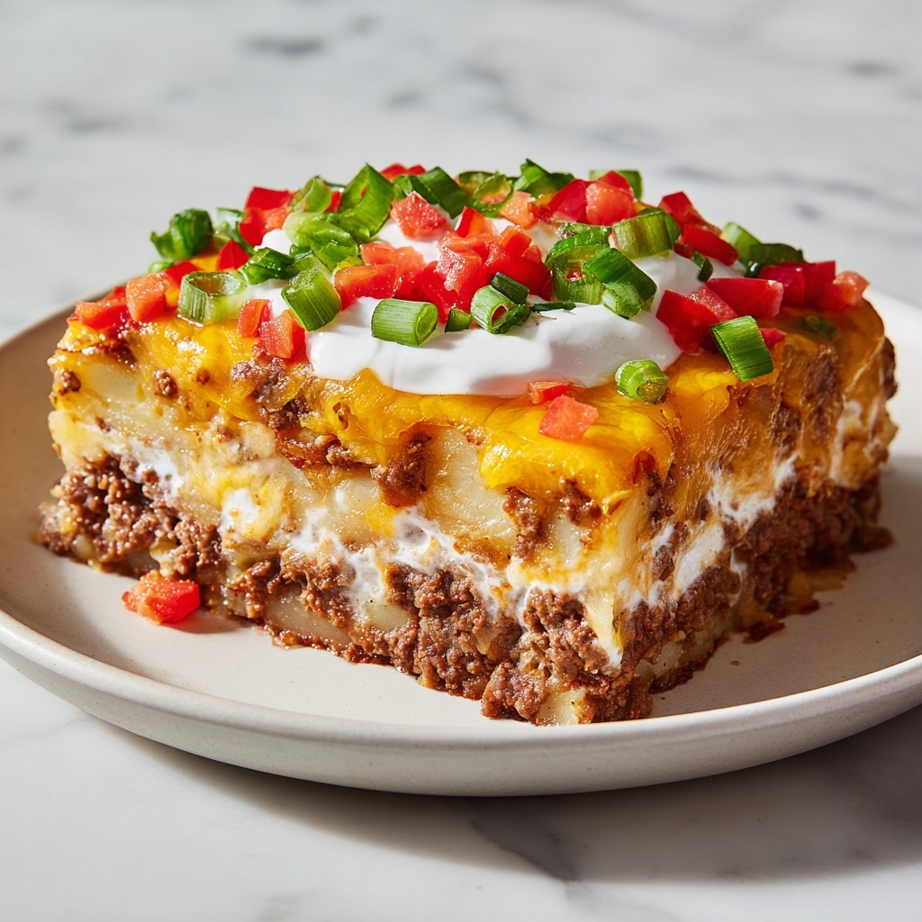 Cheesy Taco Potatoes Recipe - Recipe Image