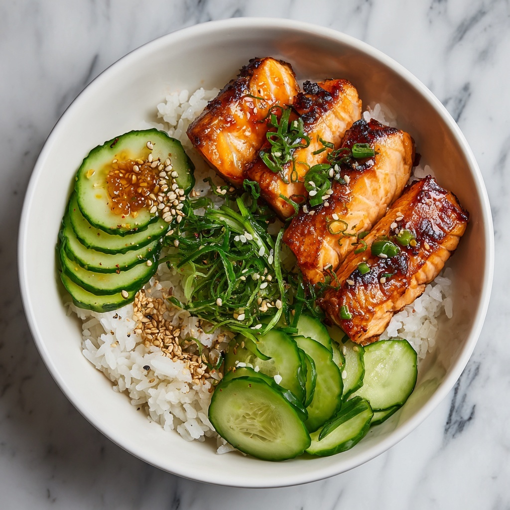Spicy Salmon Bowls with Coconut Rice Recipe - Recipe Image