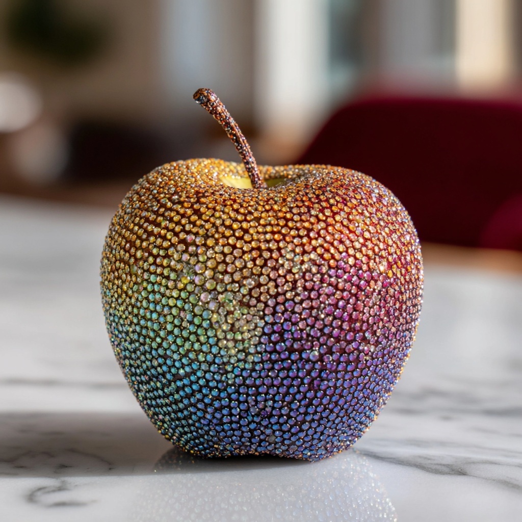 Colorful Sparkle Candy Apple Recipe - Recipe Image