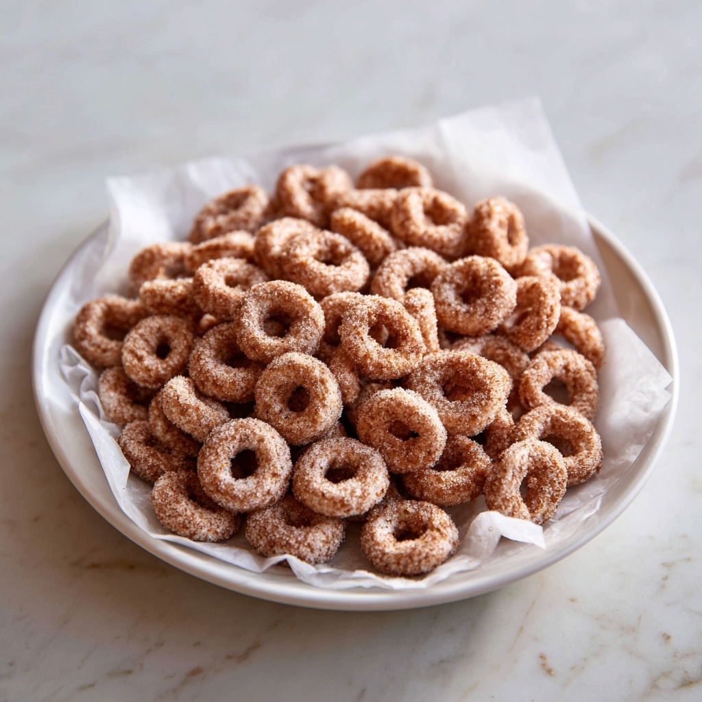 Mini Doughnut Hot Buttered Cheerios Recipe - Recipe Image